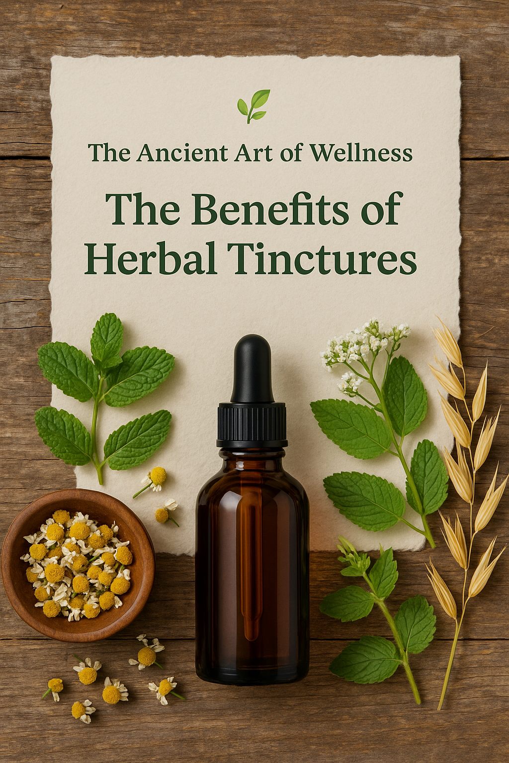 🌿 The Ancient Art of Wellness: The Benefits of Herbal Tinctures
