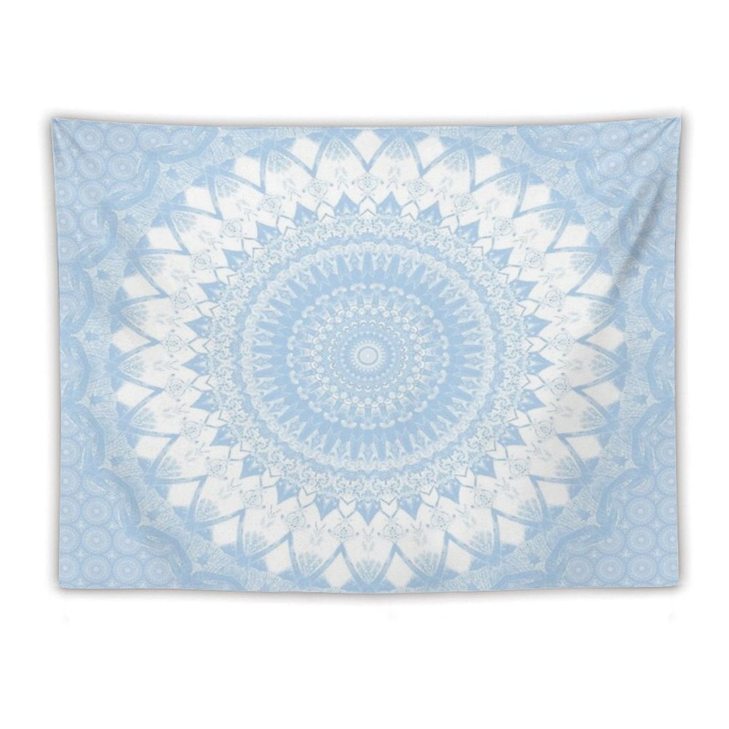 Baby Blue Boho Mandala Tapestry