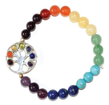 7 Chakra Tree of Life Bracelet
