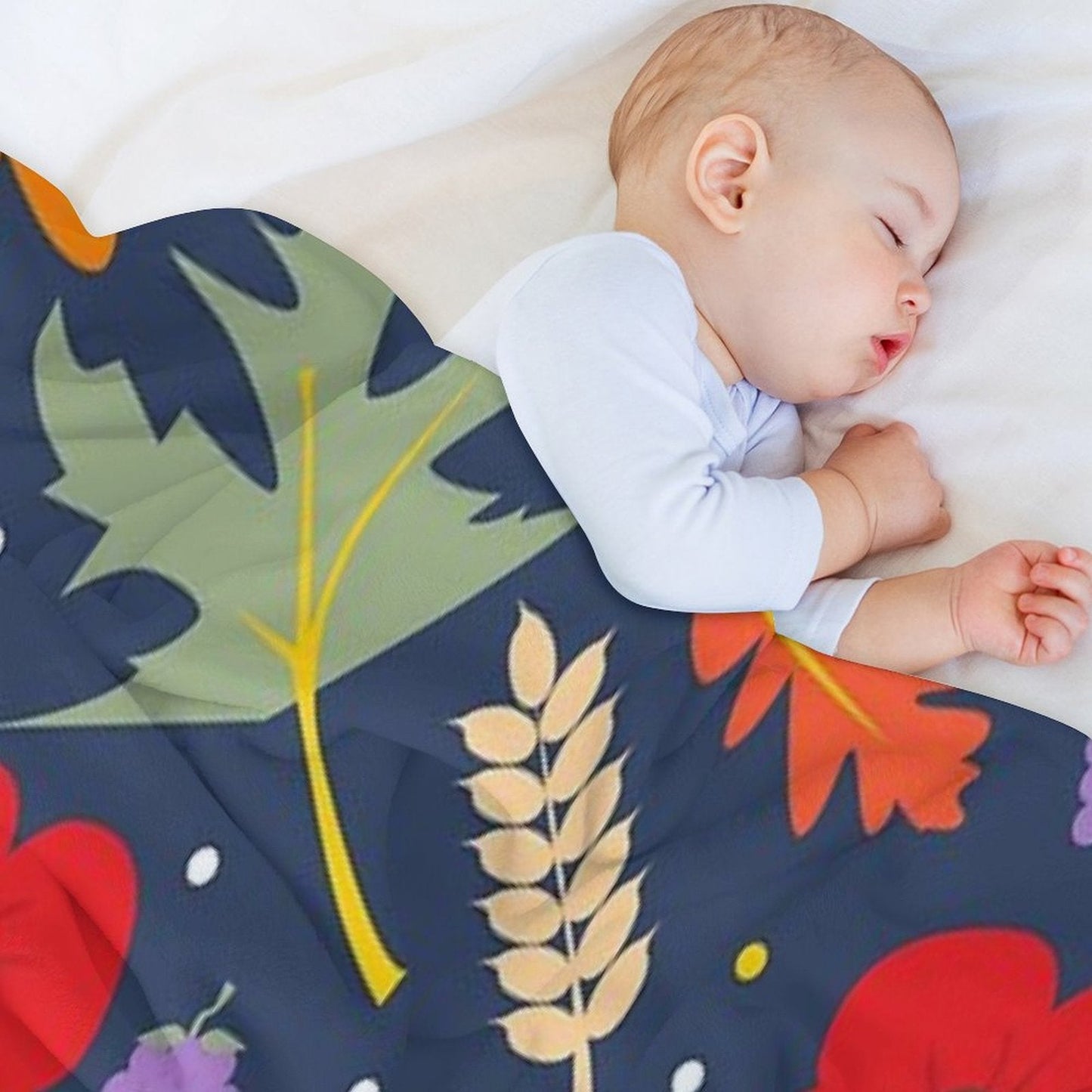 Autumn Leaves Throw Blanket