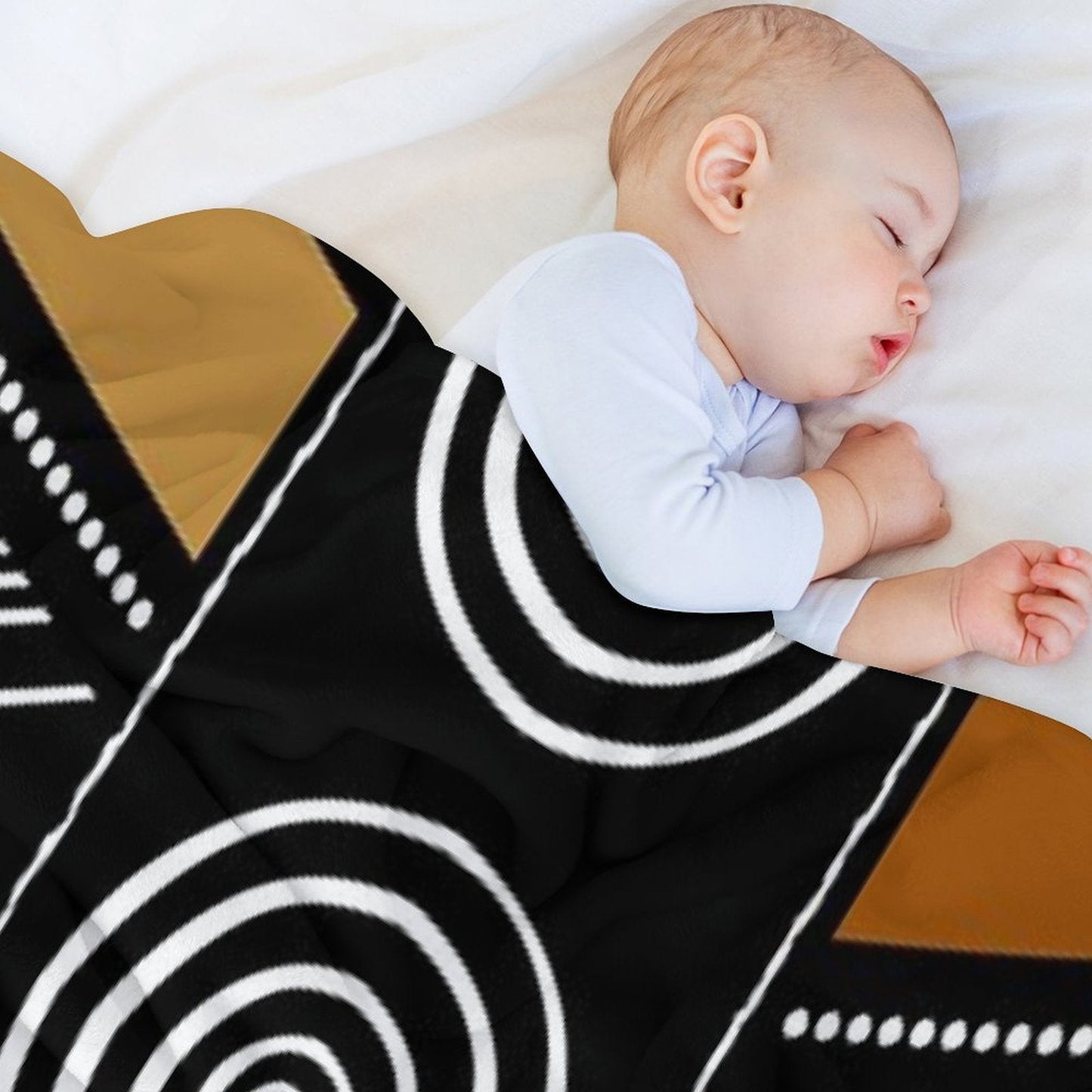 African Mud Cloth Artistry Art Throw Blanket