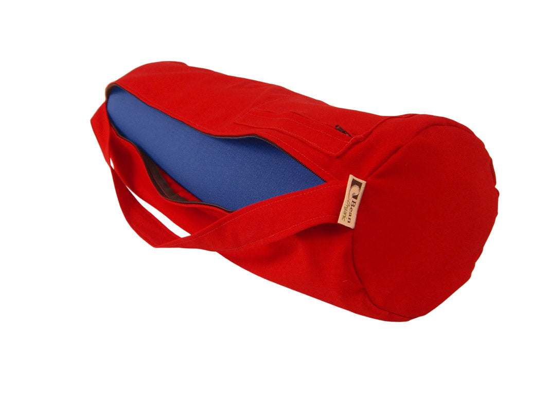 Yoga Mat Bag - 100% Organic Cotton - Chakra Embroidery Design