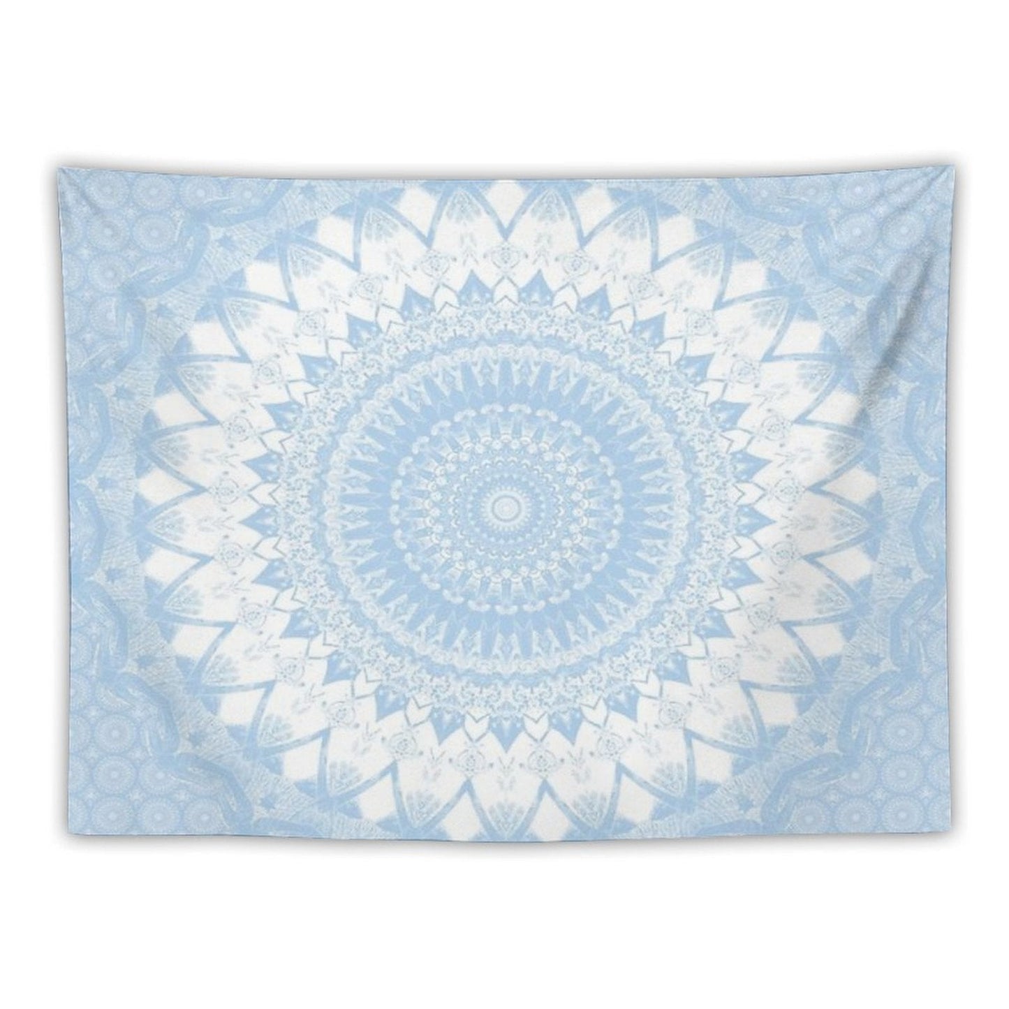 Baby Blue Boho Mandala Tapestry