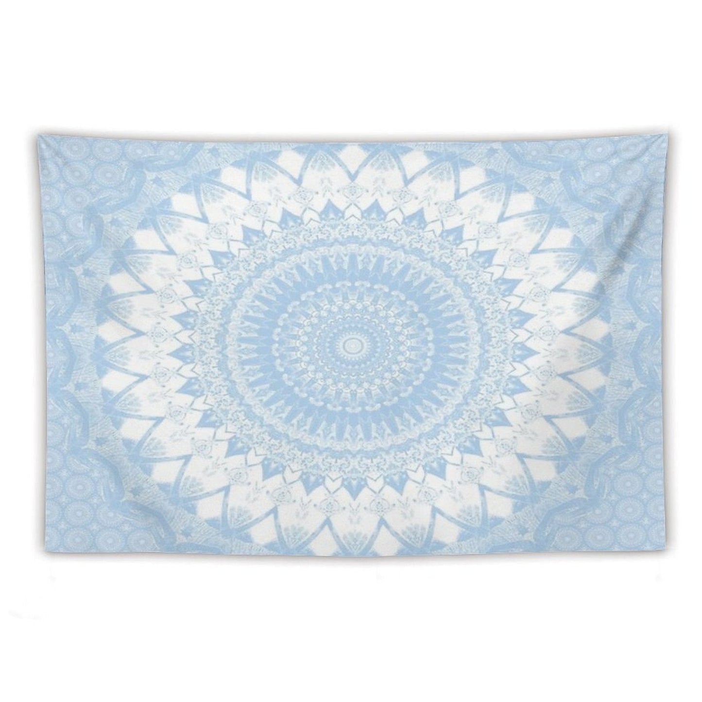 Baby Blue Boho Mandala Tapestry
