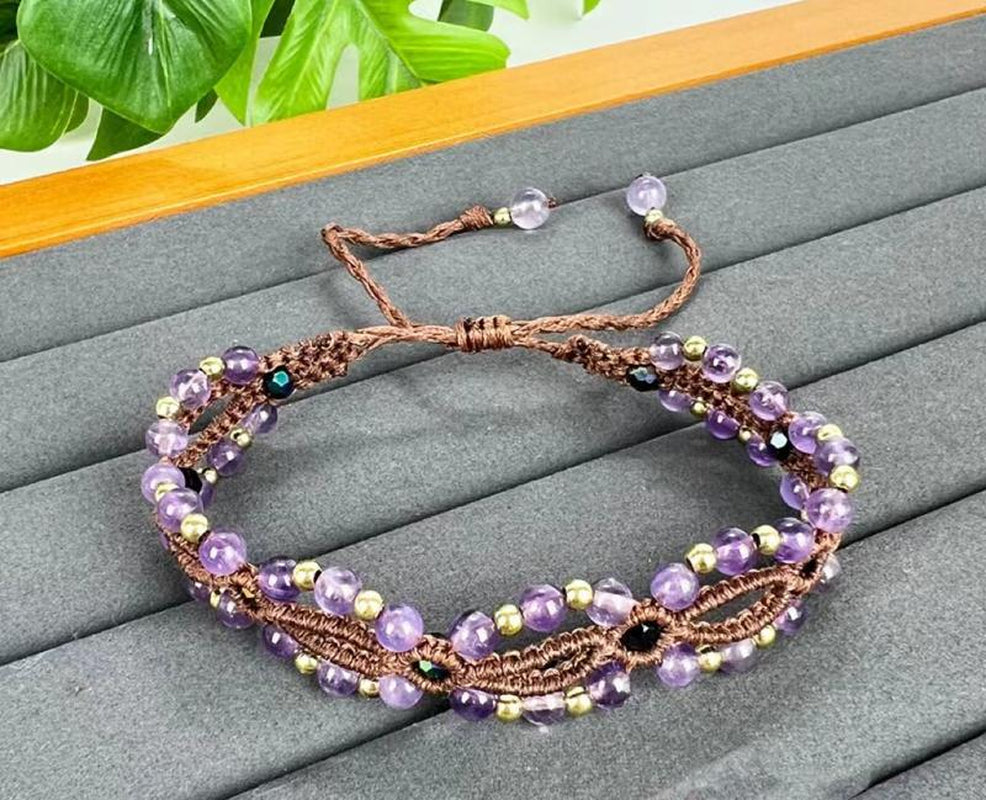 7 Chakra Bracelet, Natural Crystal Bead Bracelets, Moonstone,Crystal Healing Jewelry, Spiritual Yoga Gifts, Gemstone Energy Mala, Boho Hippie Jewelry Halloween Gift