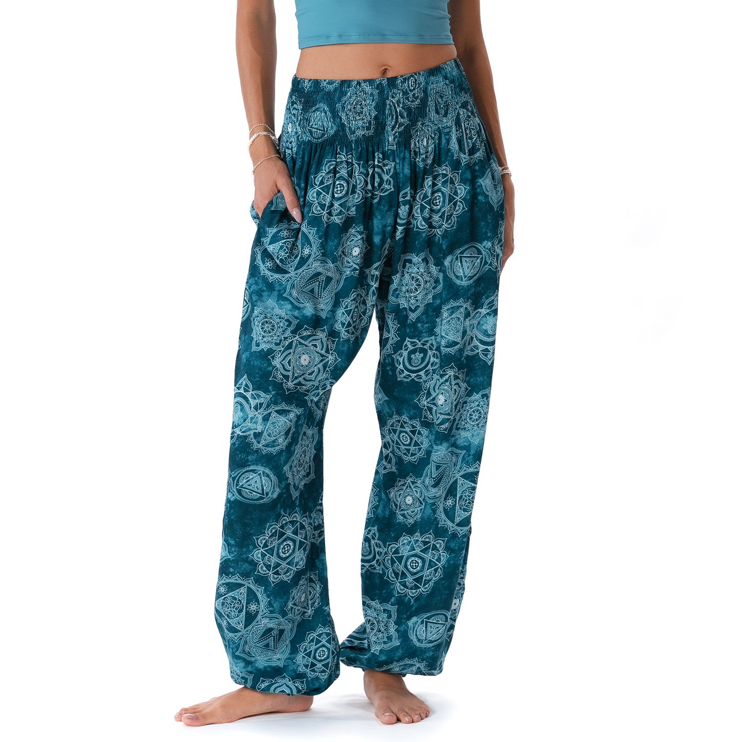 Seven Chakras Master Healer Harem Pants