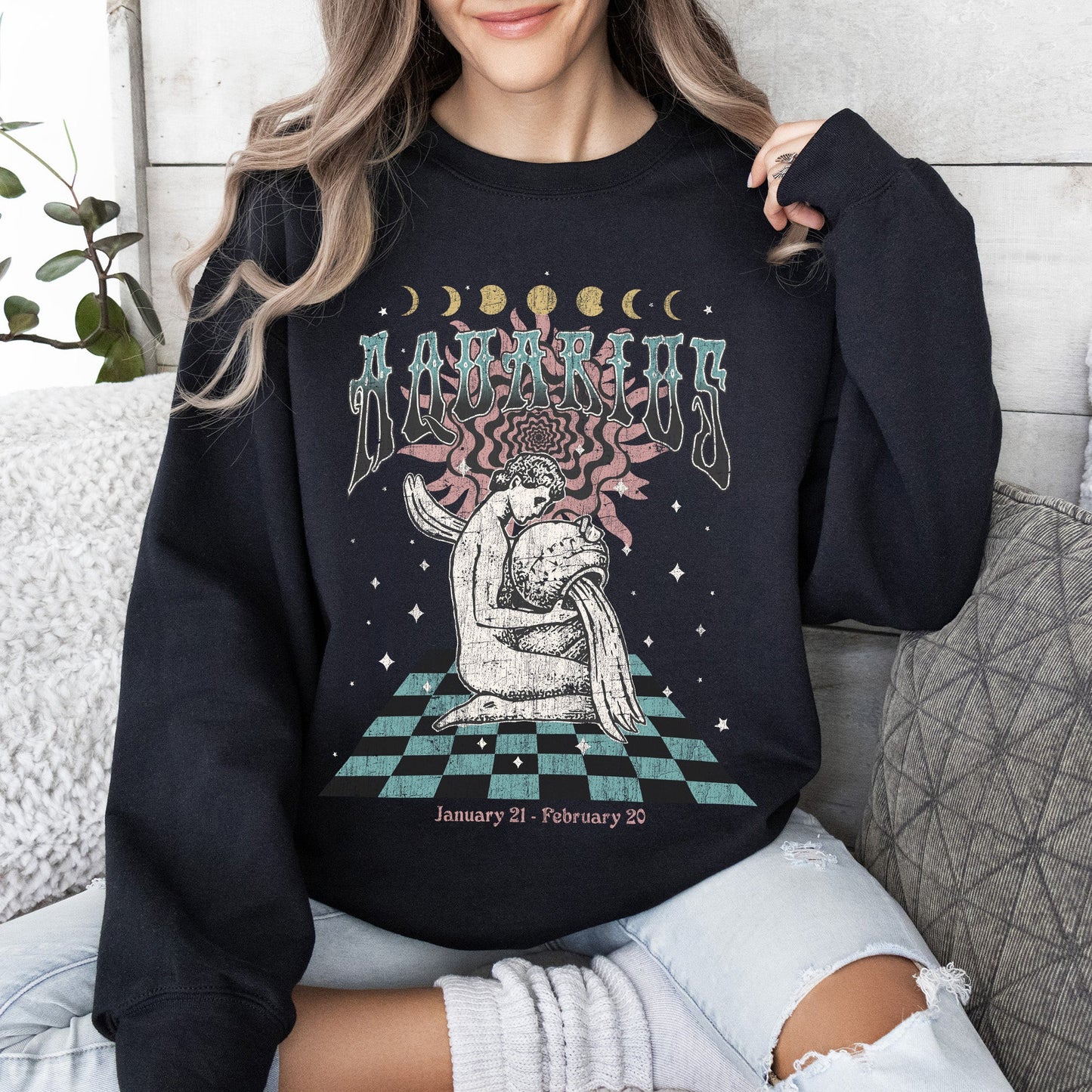 Aquarius Zodiac, Astrology, Horoscope Sweatshirt