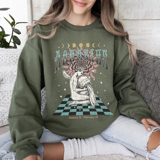 Aquarius Zodiac, Astrology, Horoscope Sweatshirt
