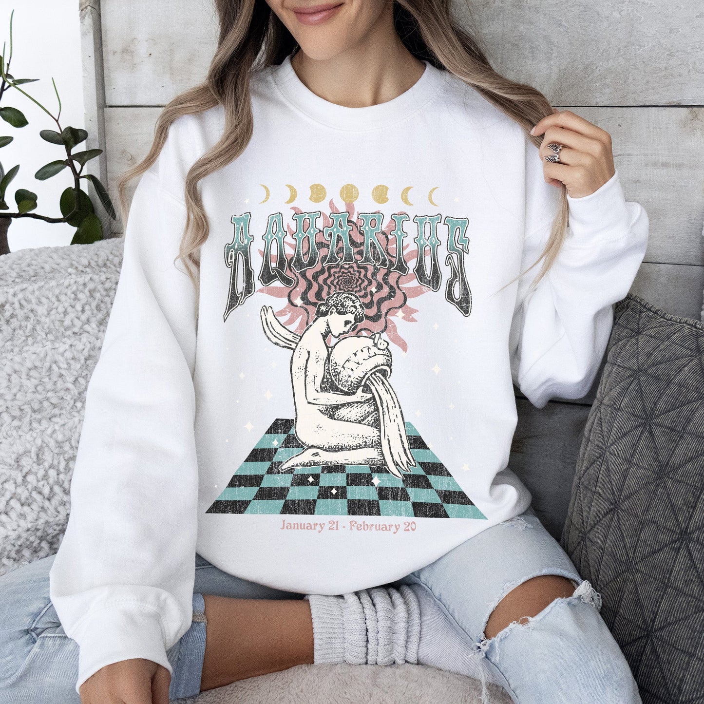 Aquarius Zodiac, Astrology, Horoscope Sweatshirt