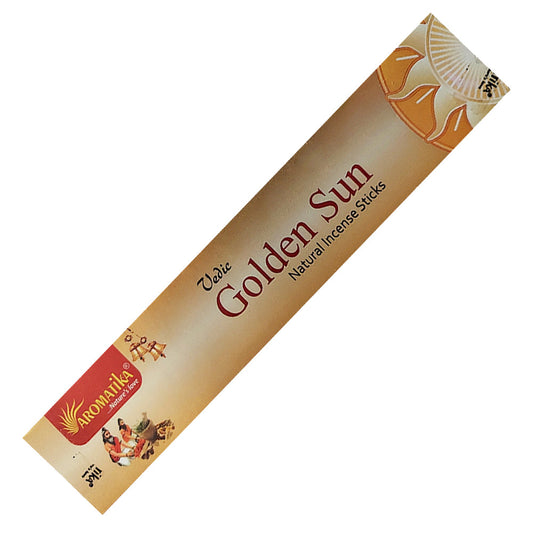 Aromatika Vedic Golden Sun Incense Sticks 15g