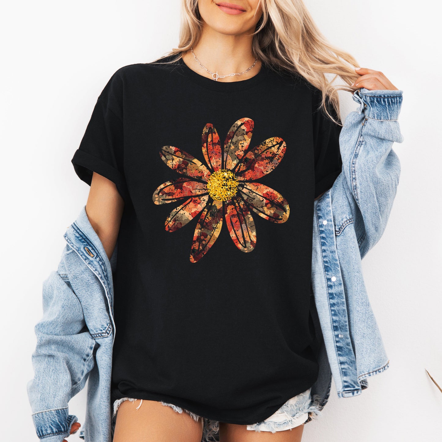 Autumn Flower, Beautiful Fall Floral, Tshirt