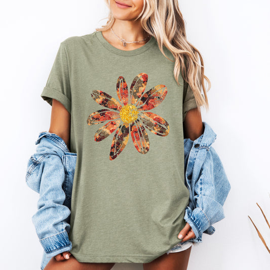 Autumn Flower, Beautiful Fall Floral, Tshirt