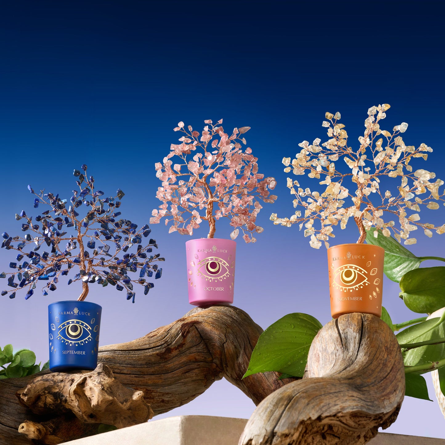 Intuitive Charm Lapis September Birthday Tree