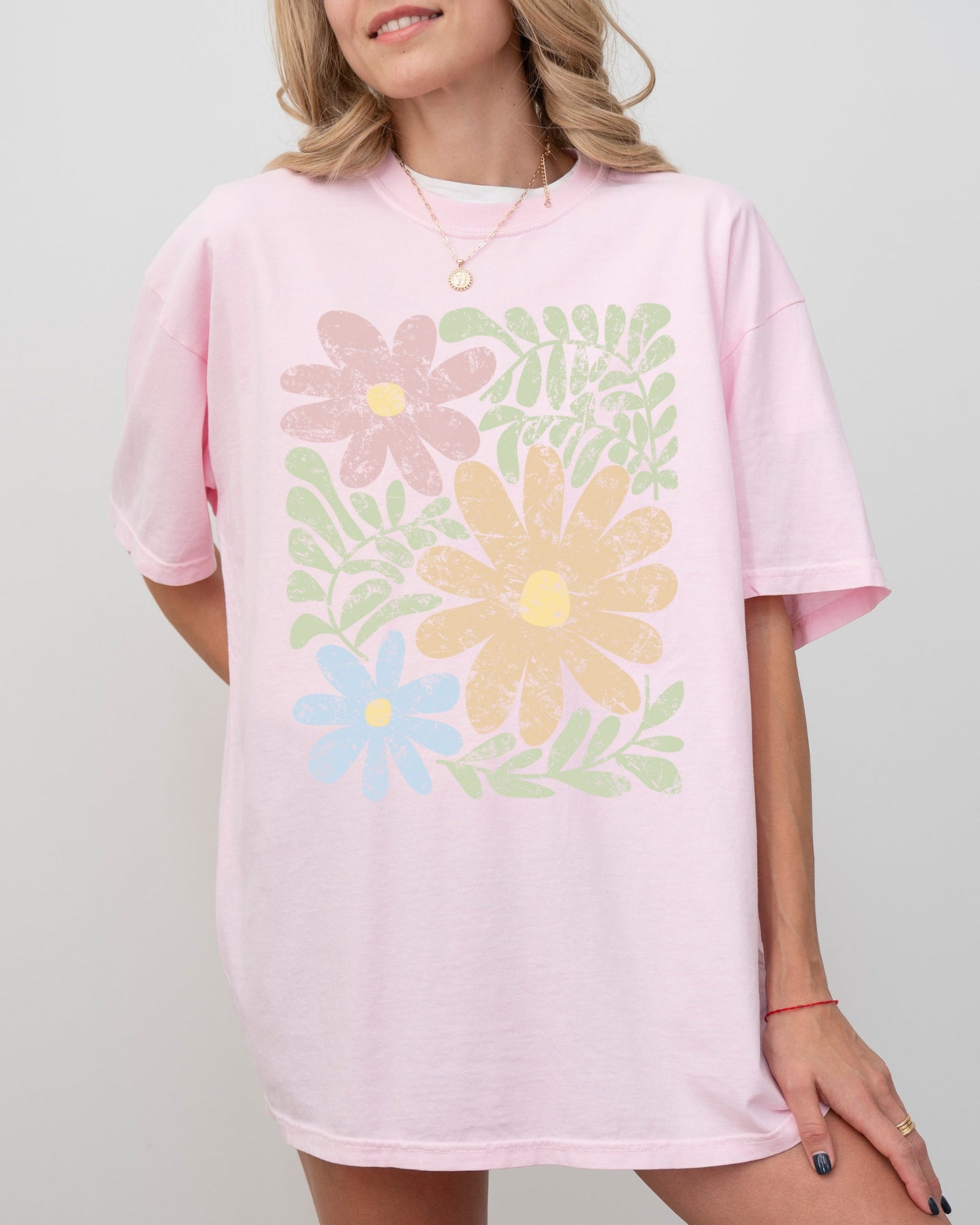 Earthy, Gorgeous Abstract Flowers, Boho Floral Design, Summer Vibes, Gardening, Festival, Nature Shirt Comfort Colors T-Shirt