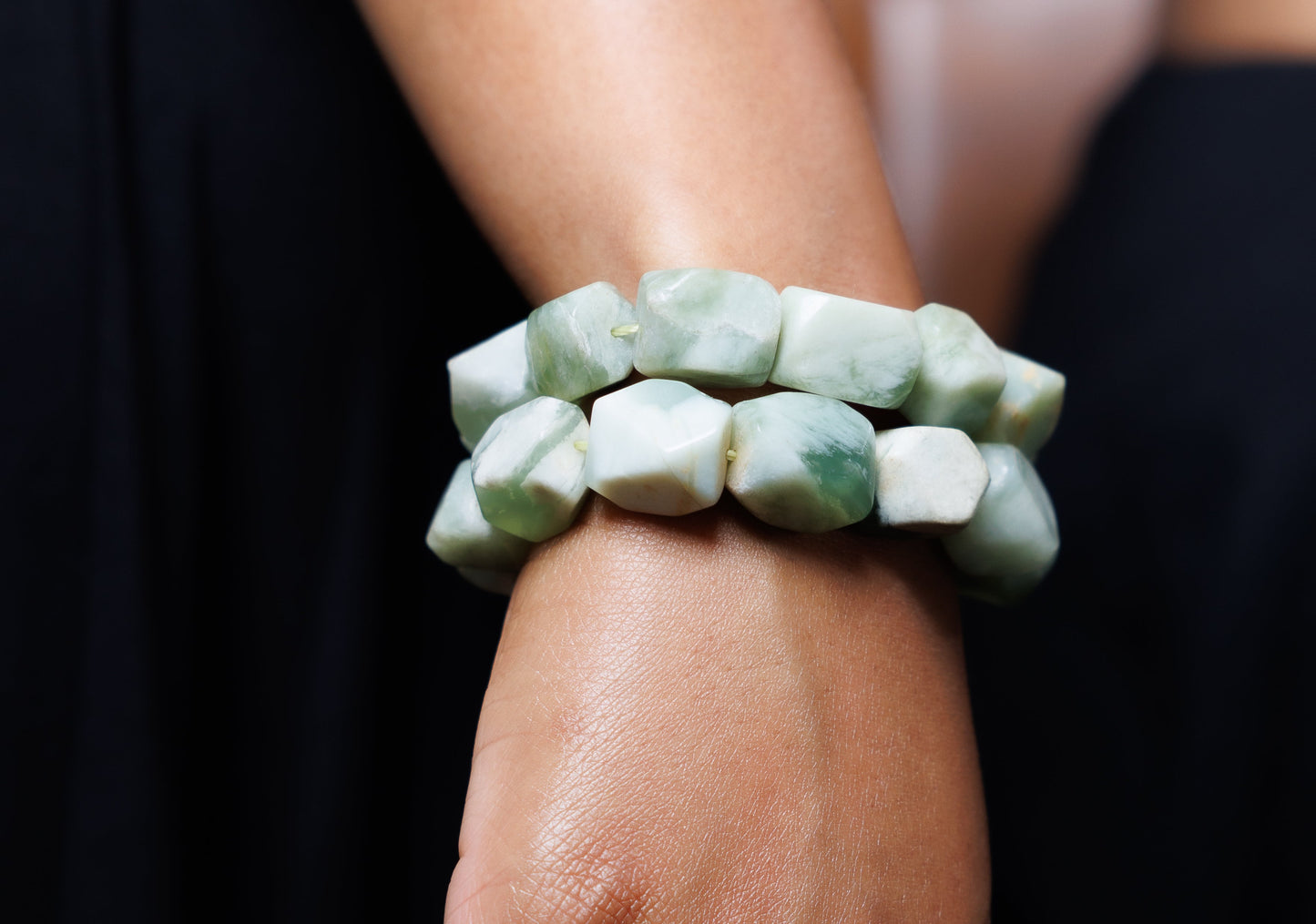 Green Quartz Aventurine Natural Gemstone Bracelet