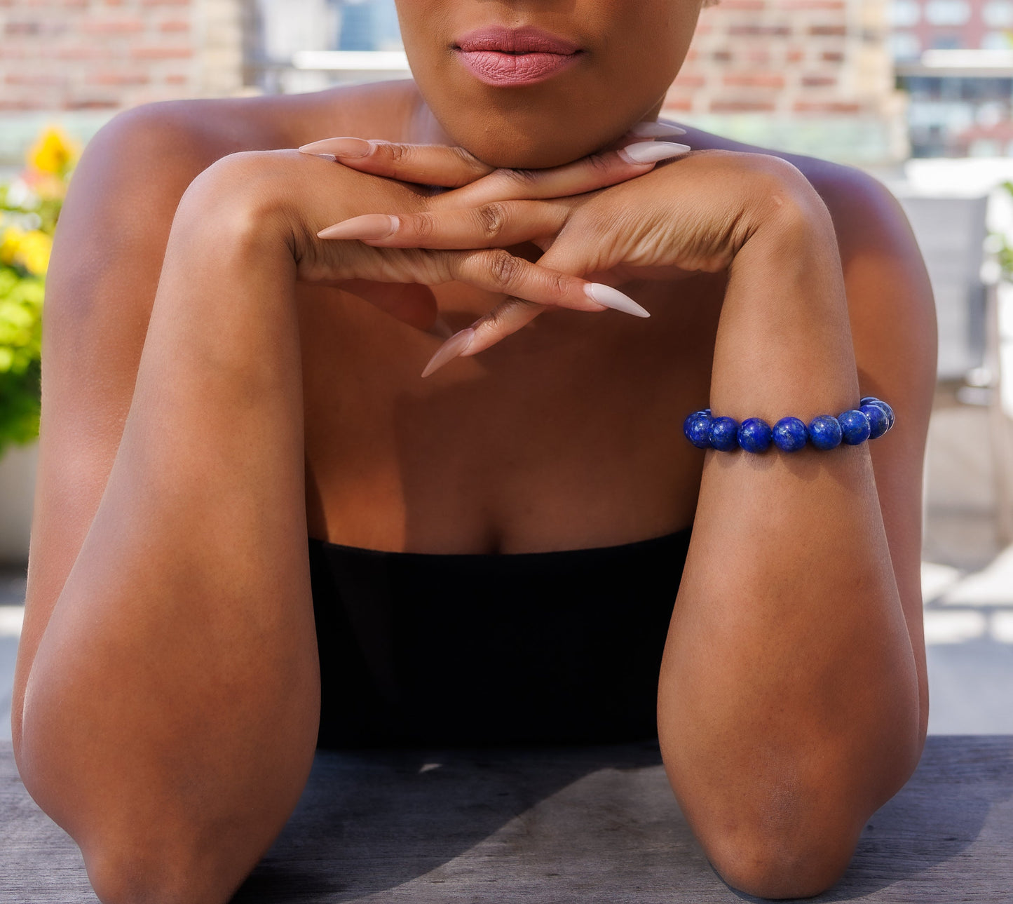 Luxury Lapis Lazuli Natural Gemstone Bracelet