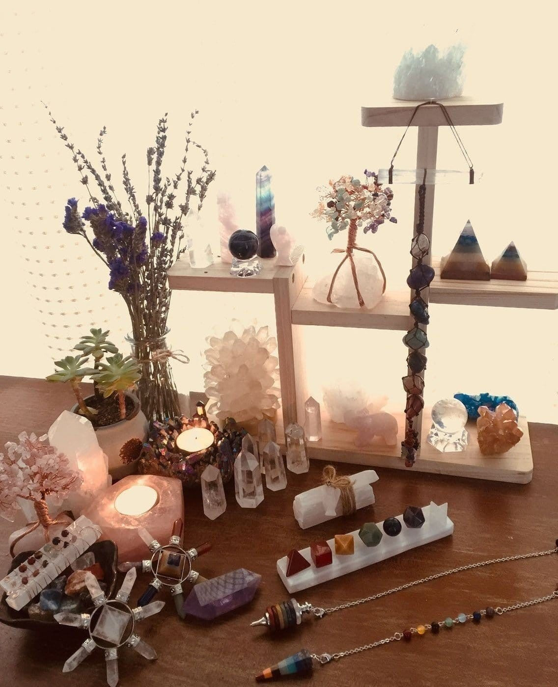 Prosperity & Balance 7 Chakra Gemstone Hanging Ornament