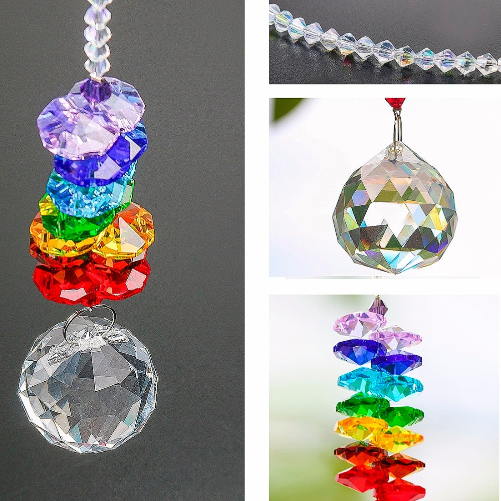 Chakra Rainbow Crystal Sun-catchers