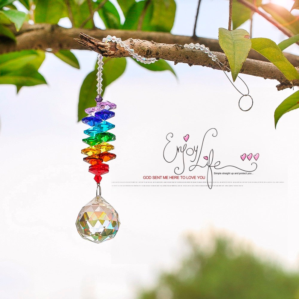 Chakra Rainbow Crystal Sun-catchers