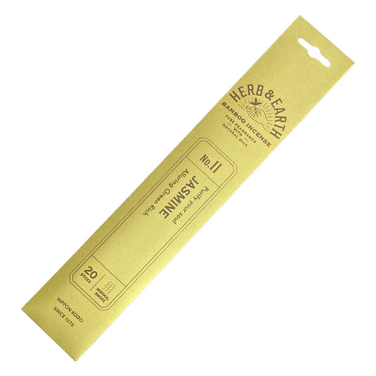 Herb & Earth Jasmine Bamboo Incense Sticks (Nippon Kodo)