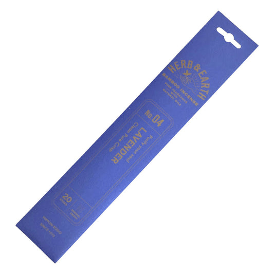Herb & Earth Lavender Bamboo Incense Sticks (Nippon Kodo)