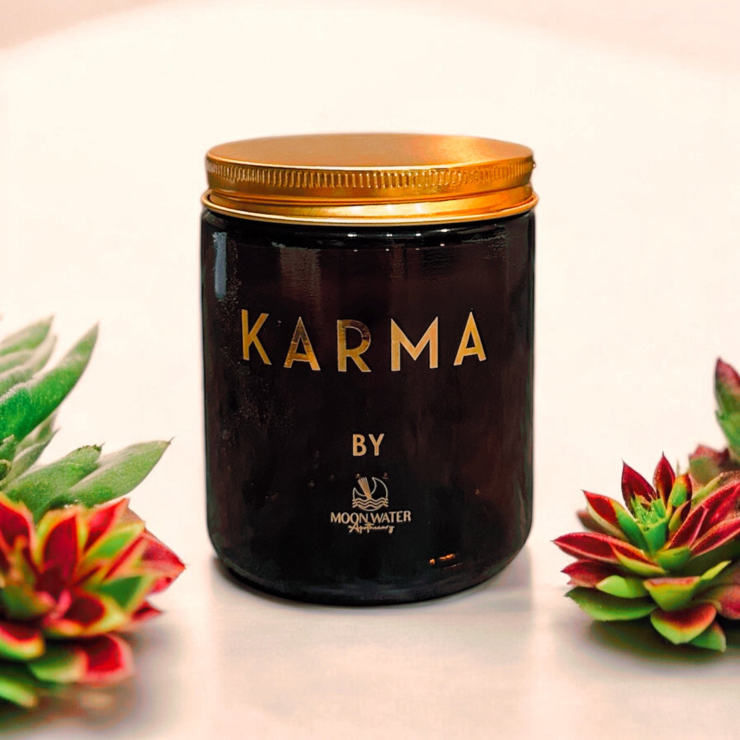 Karma Candle - *hidden crystal inside!*