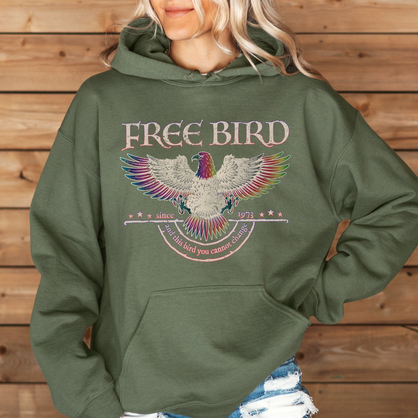 Free Bird, Band, Old School Band, Retro Music, Rock Band Hoodie, Hooded Sweatshirt