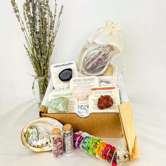 Libra Crystal Set for Balance & Self-Confidence - Includes Aura Cleansing Kit