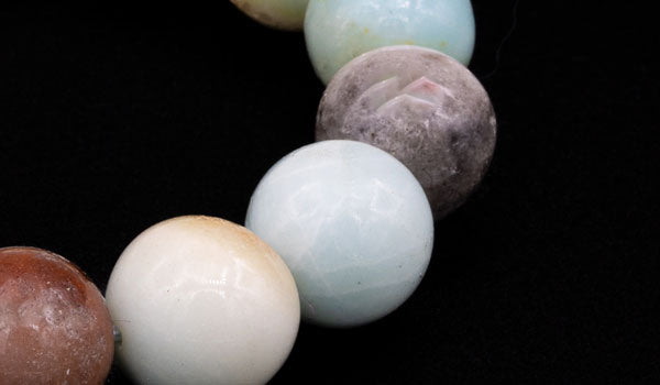 Luxury Amazonite Natural Gemstone Gloss Bracelet