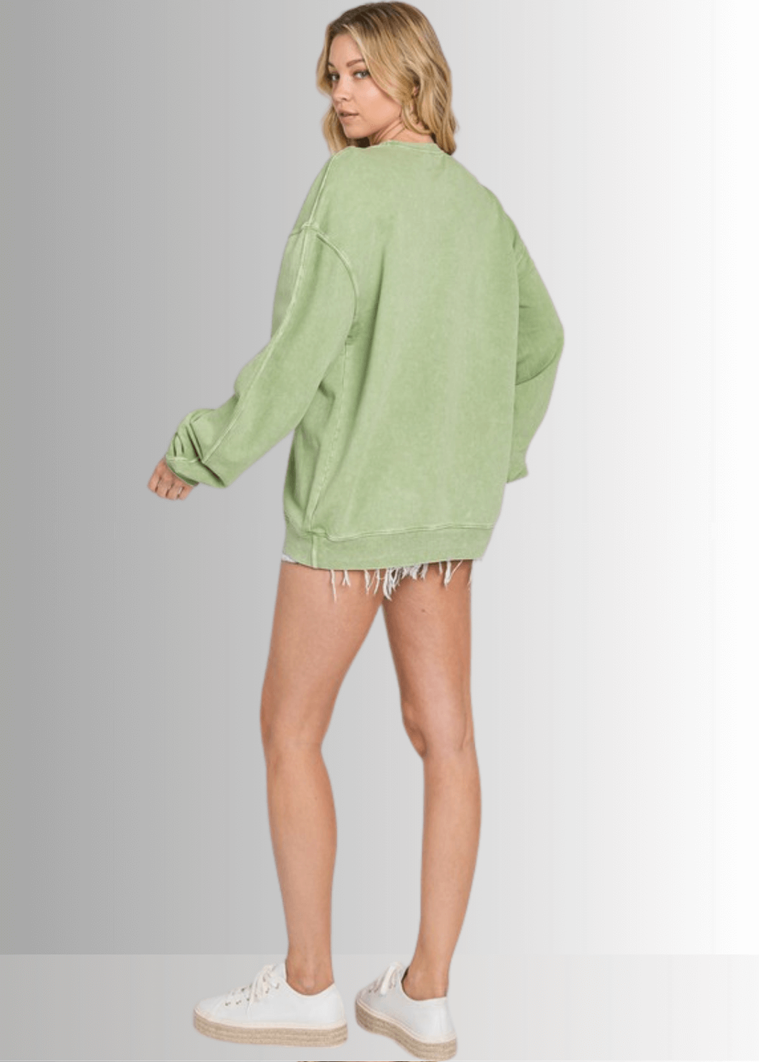 Made in USA Graphic All American Oversized Sweatshirt