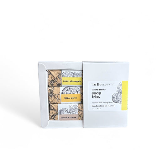 Tropical Exfoliating Bar Soap Trio