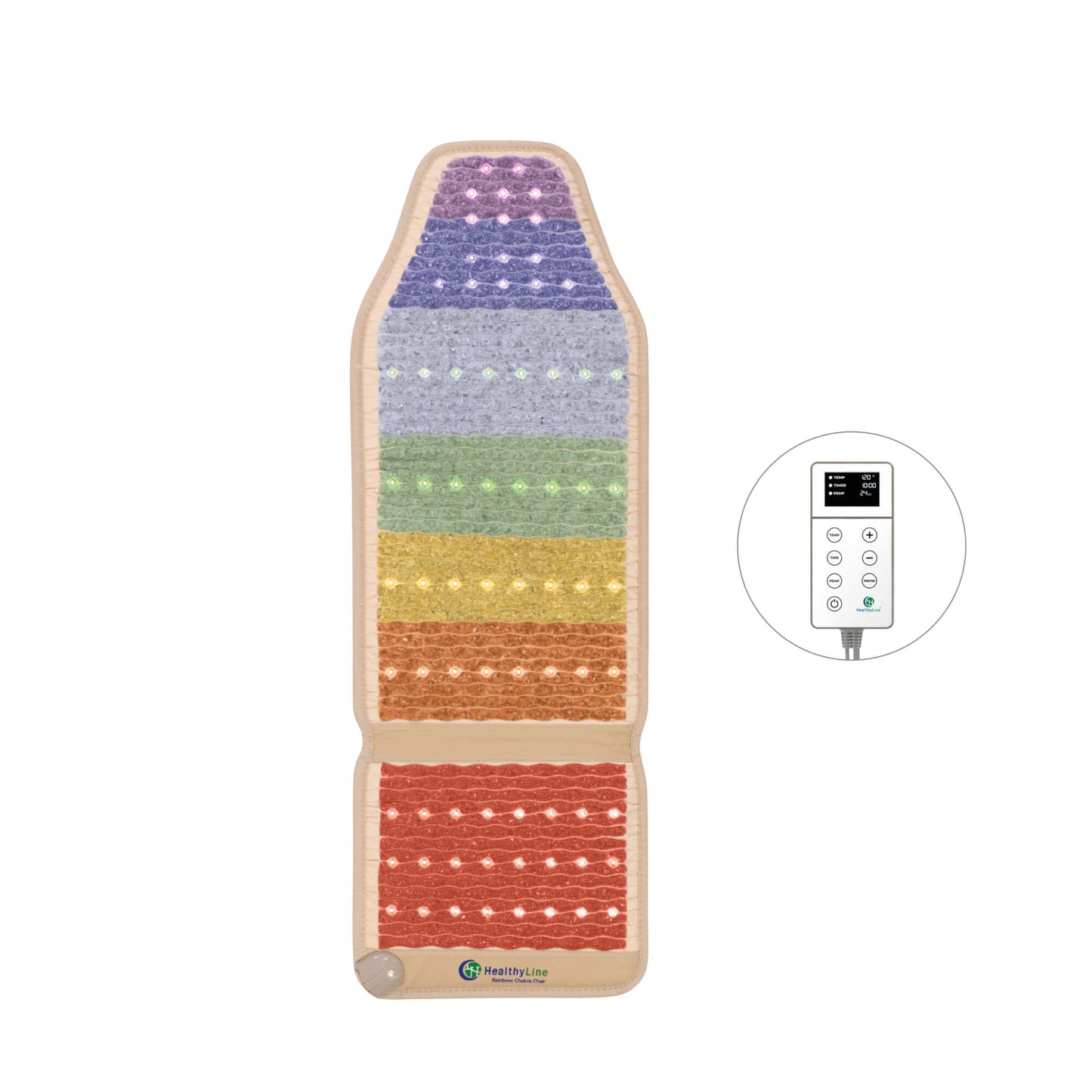 Rainbow Chakra Series | PEMF Far Infrared Heating Mats