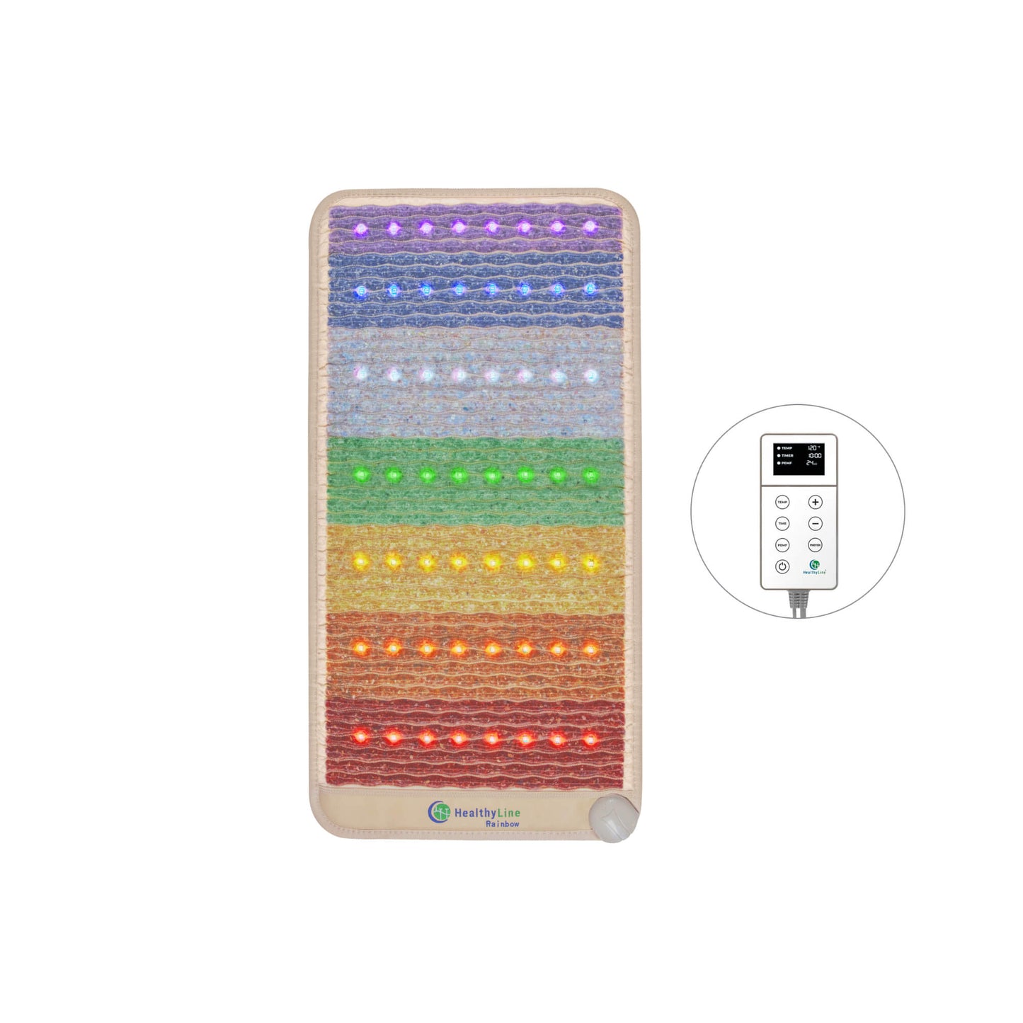 Rainbow Chakra Series | PEMF Far Infrared Heating Mats