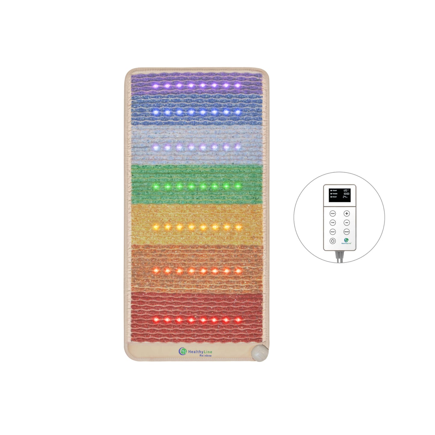 Rainbow Chakra Series | PEMF Far Infrared Heating Mats
