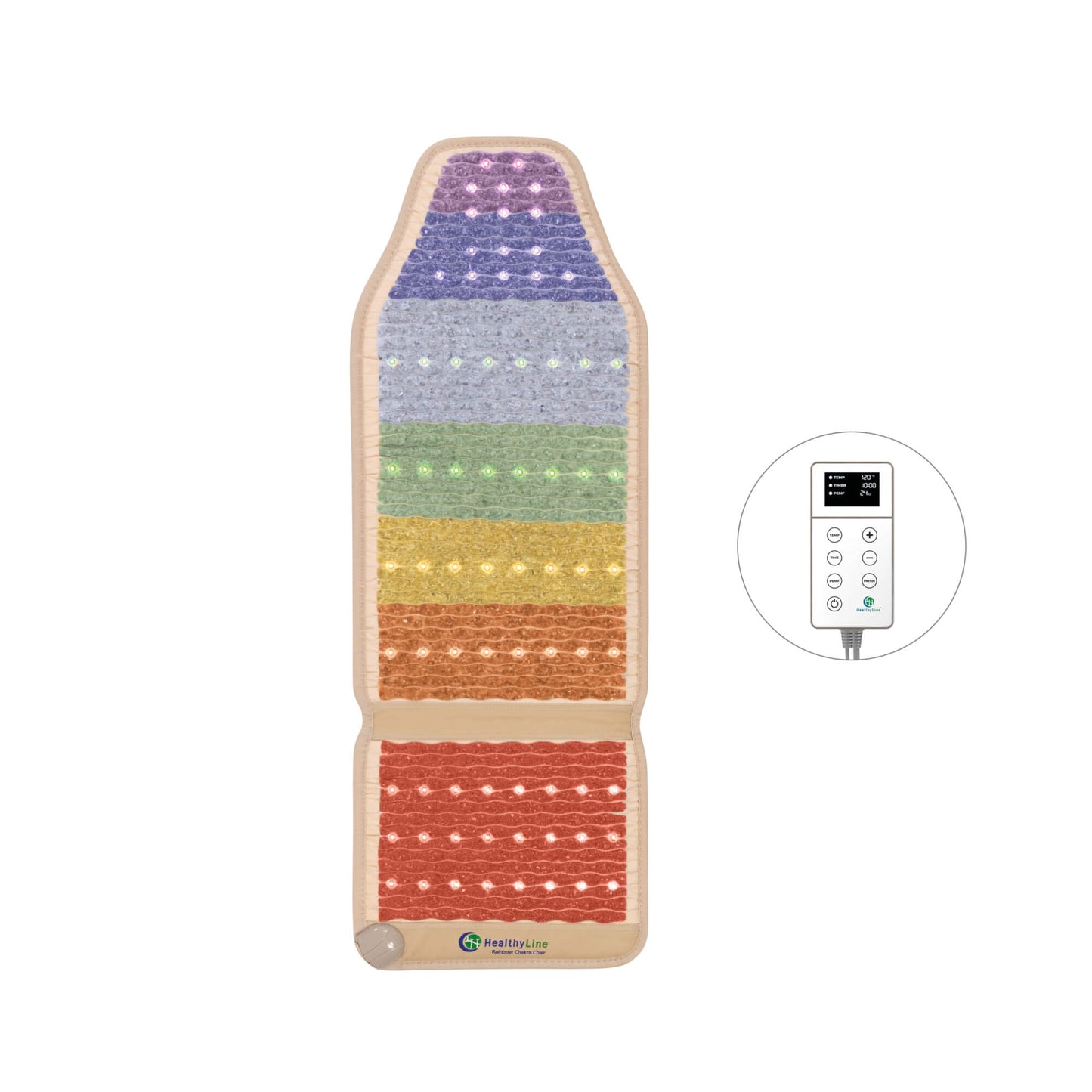 Rainbow Chakra Series | PEMF Far Infrared Heating Mats