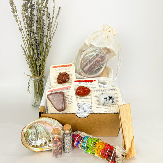 Scorpio Crystal Set for Confidence & Focus - Includes Aura Cleansing Kit