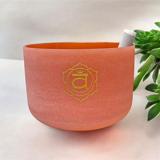 Sacral Chakra Crystal Singing Bowl