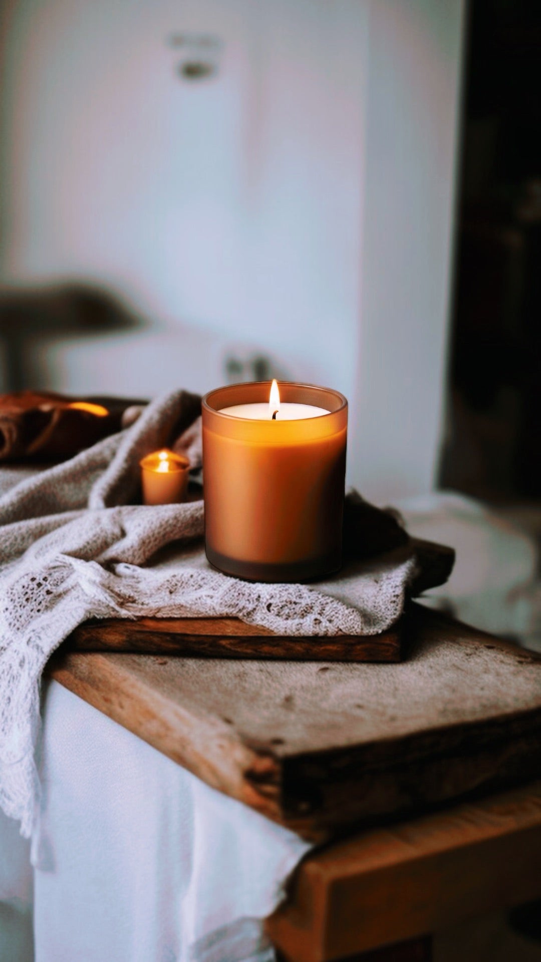 Karma Candle - *hidden crystal inside!*