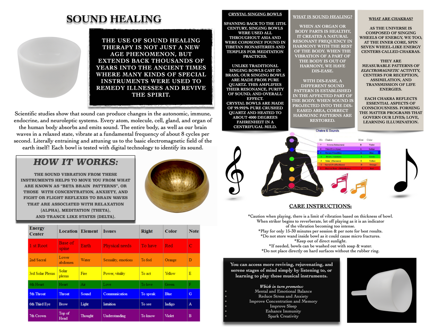 10" Gem Infused Quartz Singing Bowl Note B Amethyst