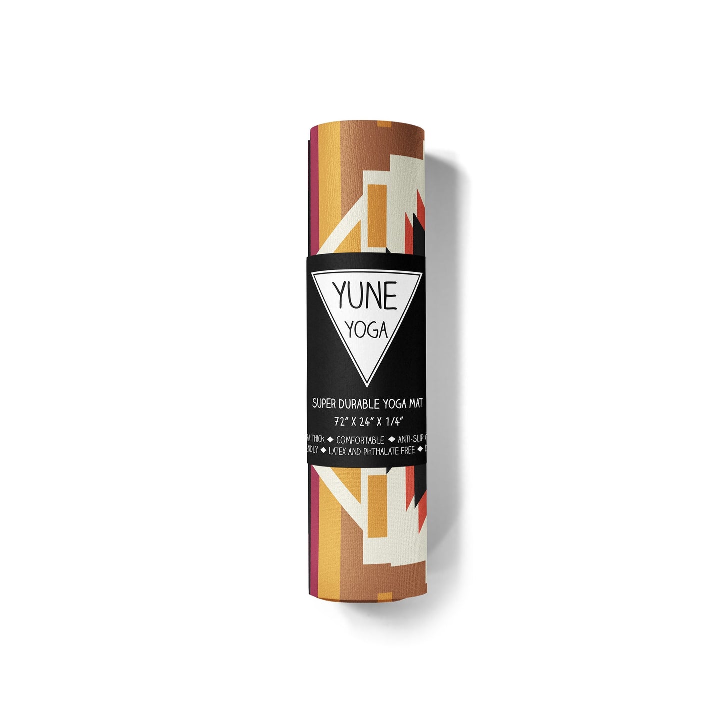 Yoga Mat | 6mm Thick | Brown | Non-Slip | Eco Friendly | Yune Yoga | Coyote Falls