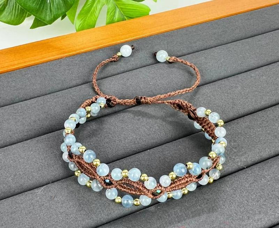 7 Chakra Bracelet, Natural Crystal Bead Bracelets, Moonstone,Crystal Healing Jewelry, Spiritual Yoga Gifts, Gemstone Energy Mala, Boho Hippie Jewelry Halloween Gift