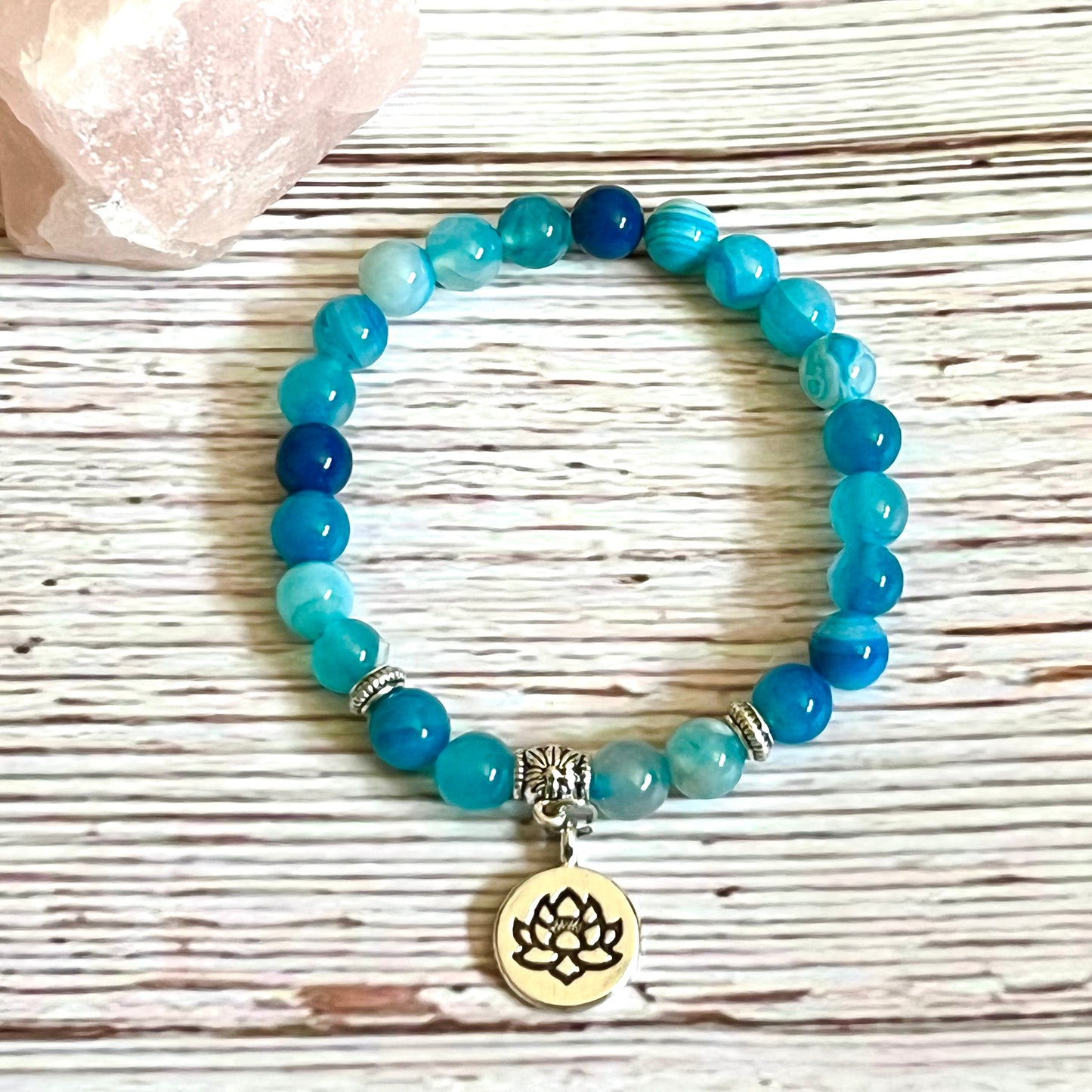 Blue Agate Mental Clarity Bracelet