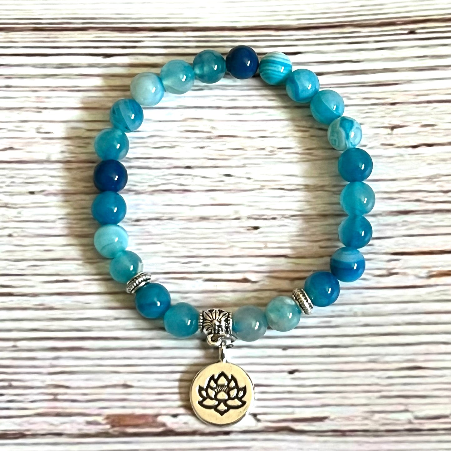 Blue Agate Mental Clarity Bracelet