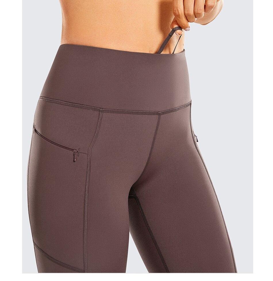 Women's Naked Feeling High Waisted Yoga Pants Gym Tights Soft Workout