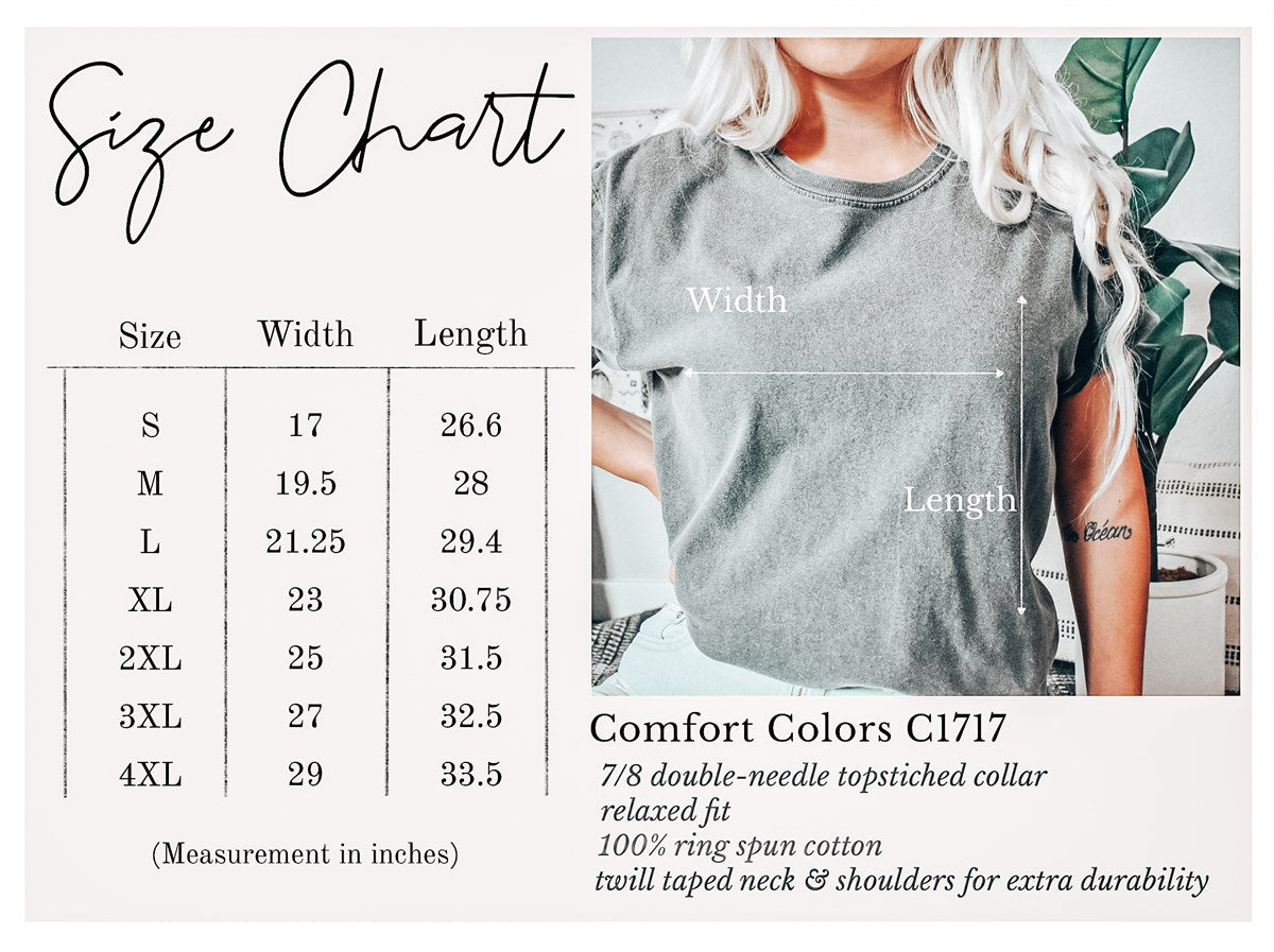 Full Moon Celestial Comfort Colors Tshirt