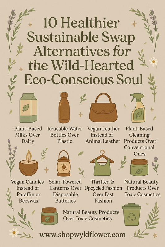 10 Healthier Sustainable Swap Alternatives for the Wild-Hearted Eco-Conscious Soul 🌱✨