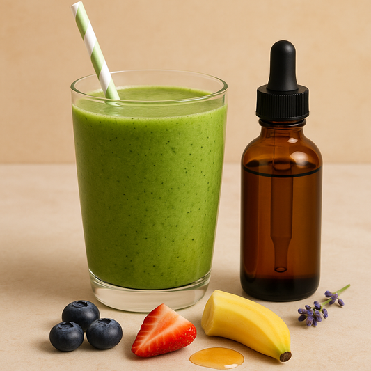 🌿 Sip the Magic: How to Blend Tinctures into Your Smoothies (Even If You Don’t Love the Taste)