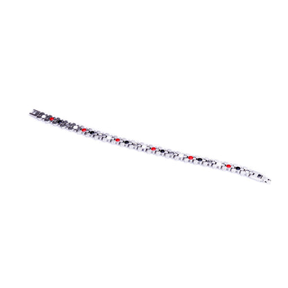 Stainless Steel Energy Bracelet 4-in-1. Silver/Gold color. Model SY087J