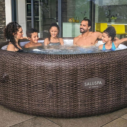 Saluspa St Moritz Airjet 5 to 7 Person Inflatable Hot Tub round