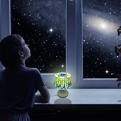 DIY Mosaic Night Light Kit, Make Your Own Mosaic Night Light, DIY Stained Glass Set, Crafts Kit for Teens Adults, Handmade Artwork Gifts Valentines Day Birthday Gift